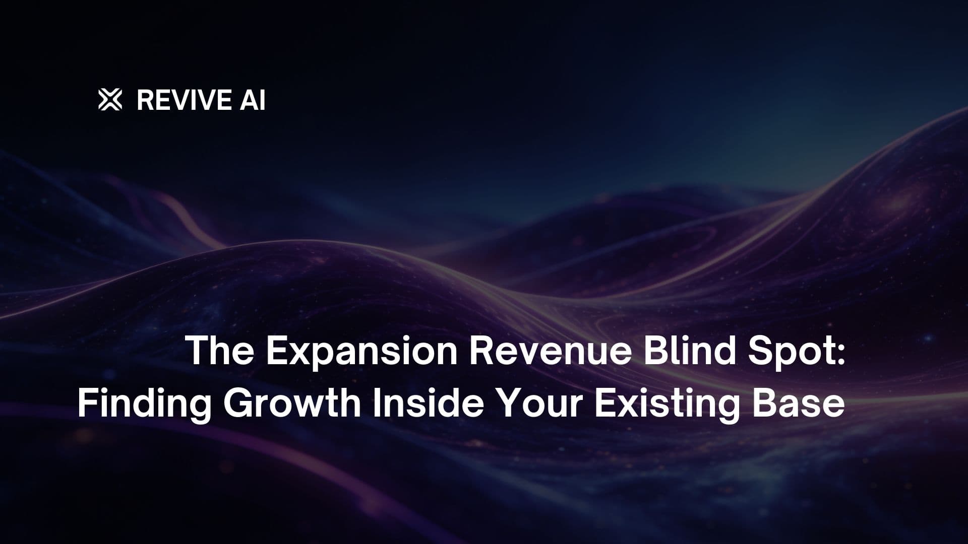 The Expansion Revenue Blind Spot: Finding Growth Inside Your Existing Base